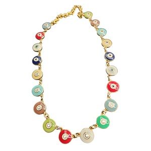 Vintage Joan Rivers eye necklace